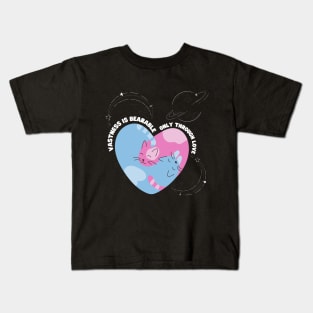 Vastness is bearable only through love. Kids T-Shirt